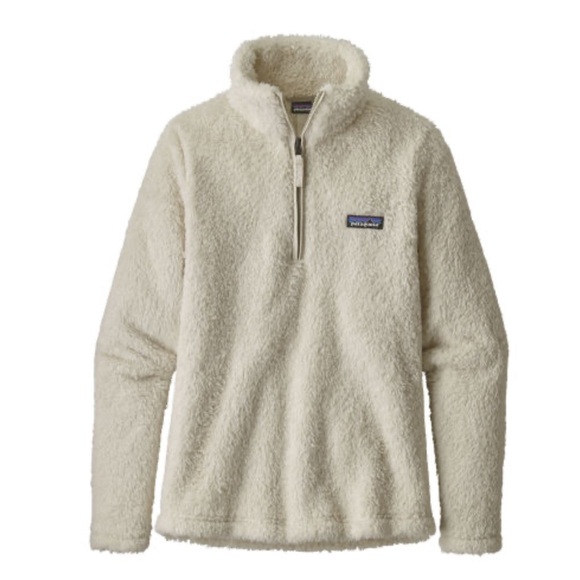 Patagonia Los Gatos Fleece Quarter Zip Pullover Sweater Sherpa Cream Size XS - Picture 1 of 10